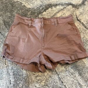 Express High Waist Mauve Shorts size 18